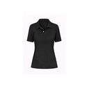 Crossover Golf New Classic Polo, tailored women’s golf polo with asymmetric placket and ultra-soft micromodal fabric, styled as a chic golf outfit for modern country club style on and off the course