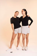 Crossover Long Sleeve Polo