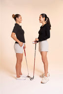 Crossover Long Sleeve Polo