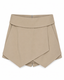 Crossover Golf Par Skort, tailored women’s golf skort with structured fit and refined silhouette, styled as a chic golf outfit for modern country club style on and off the course. Chic golf skort. Chic yacht skirt. Long sleeve polo. Chic women golf polo. Cool womens golf polo. country club style. country club womens style